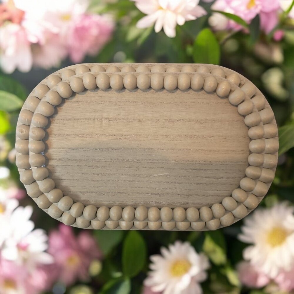 Wooden Platter Decor
